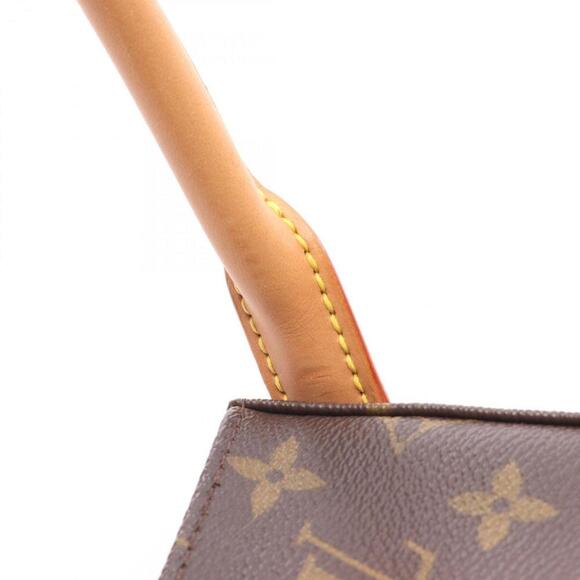 LOUIS VUITTON Brown Monogram Leather Looping MM Shoulder Bag - Picture 8 of 10